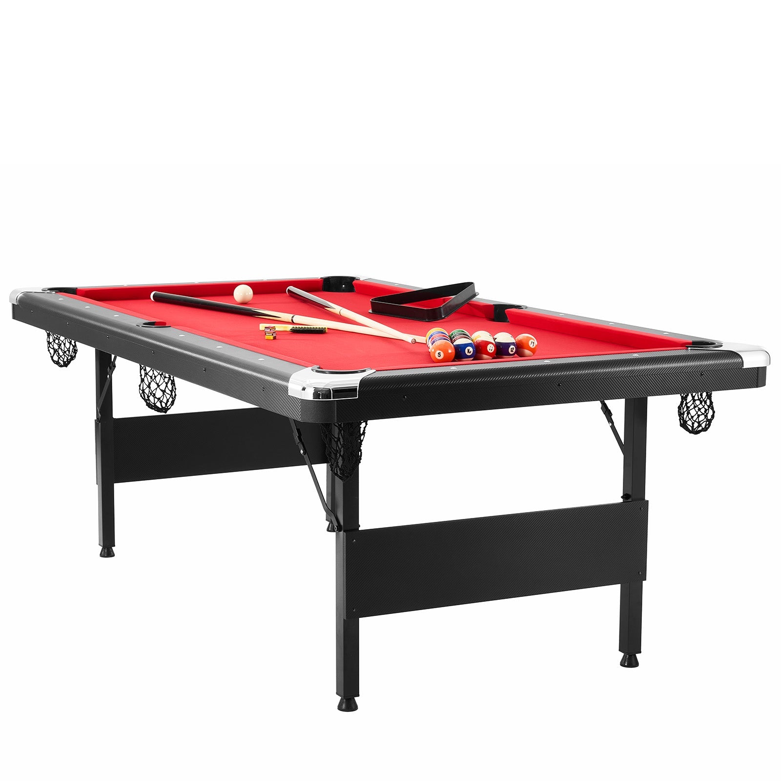 7 ft Foldable Portable Billiards Table with Complete Accessories