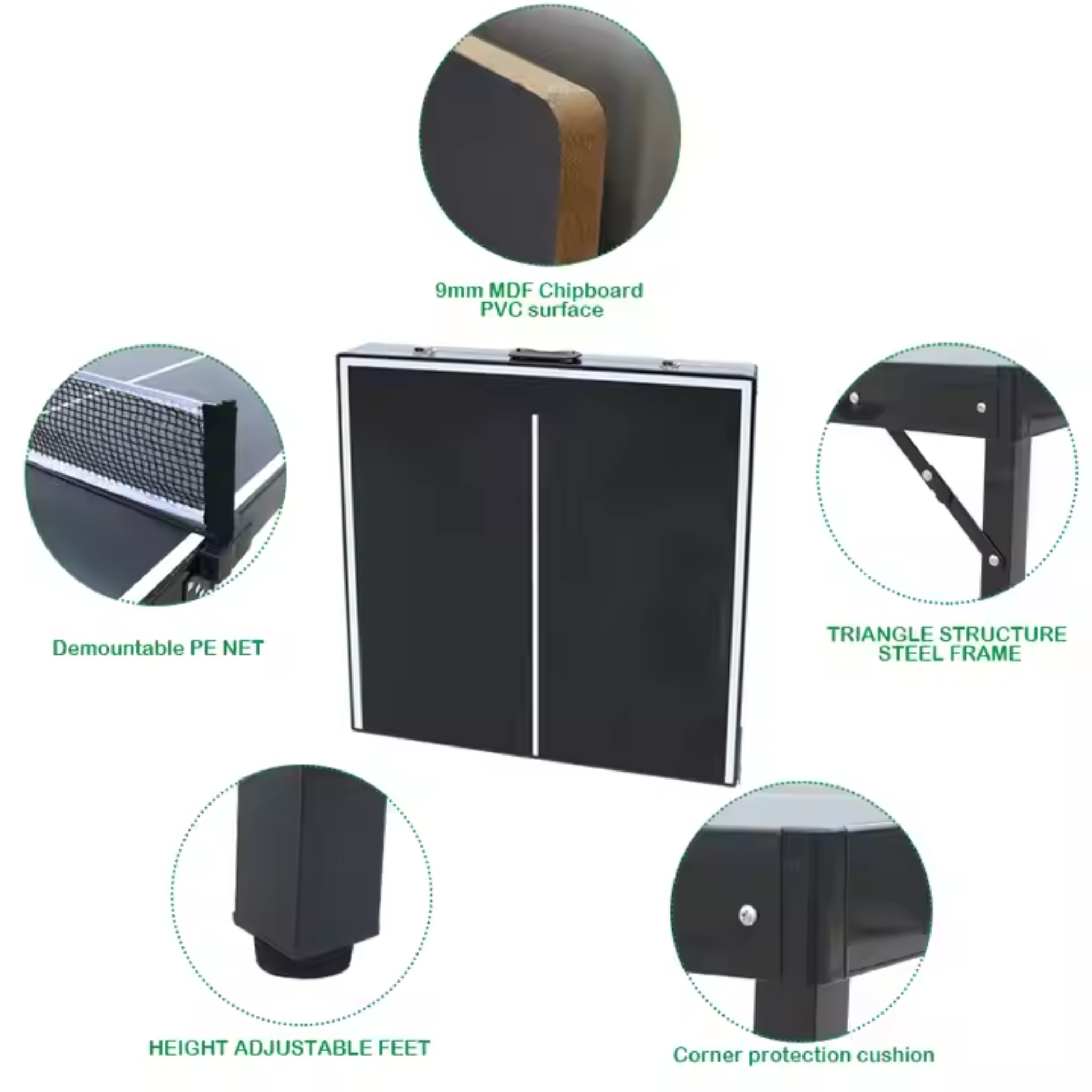 AxisFold Carbon Series Ping Pong Table