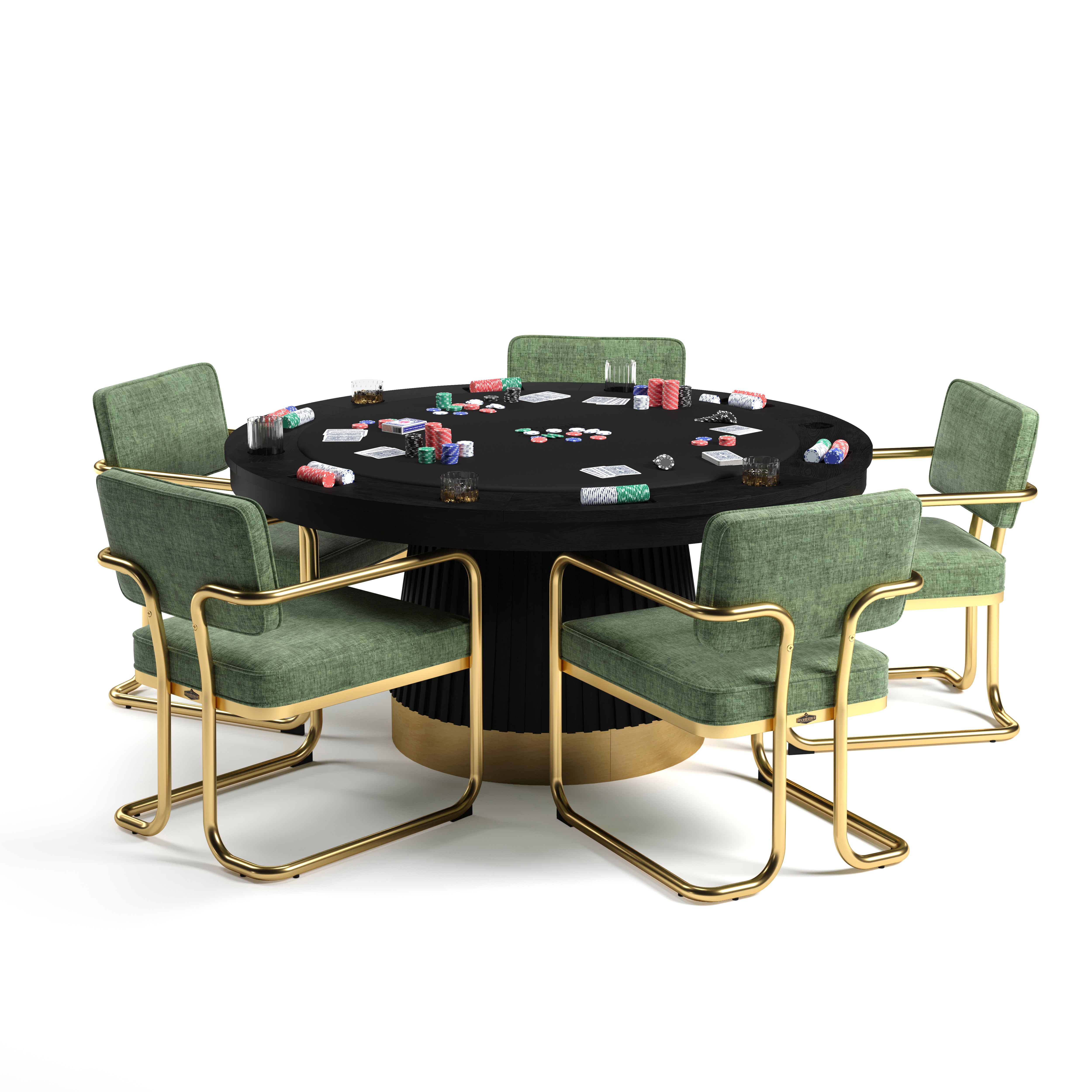 Prohibition 60" Poker Table