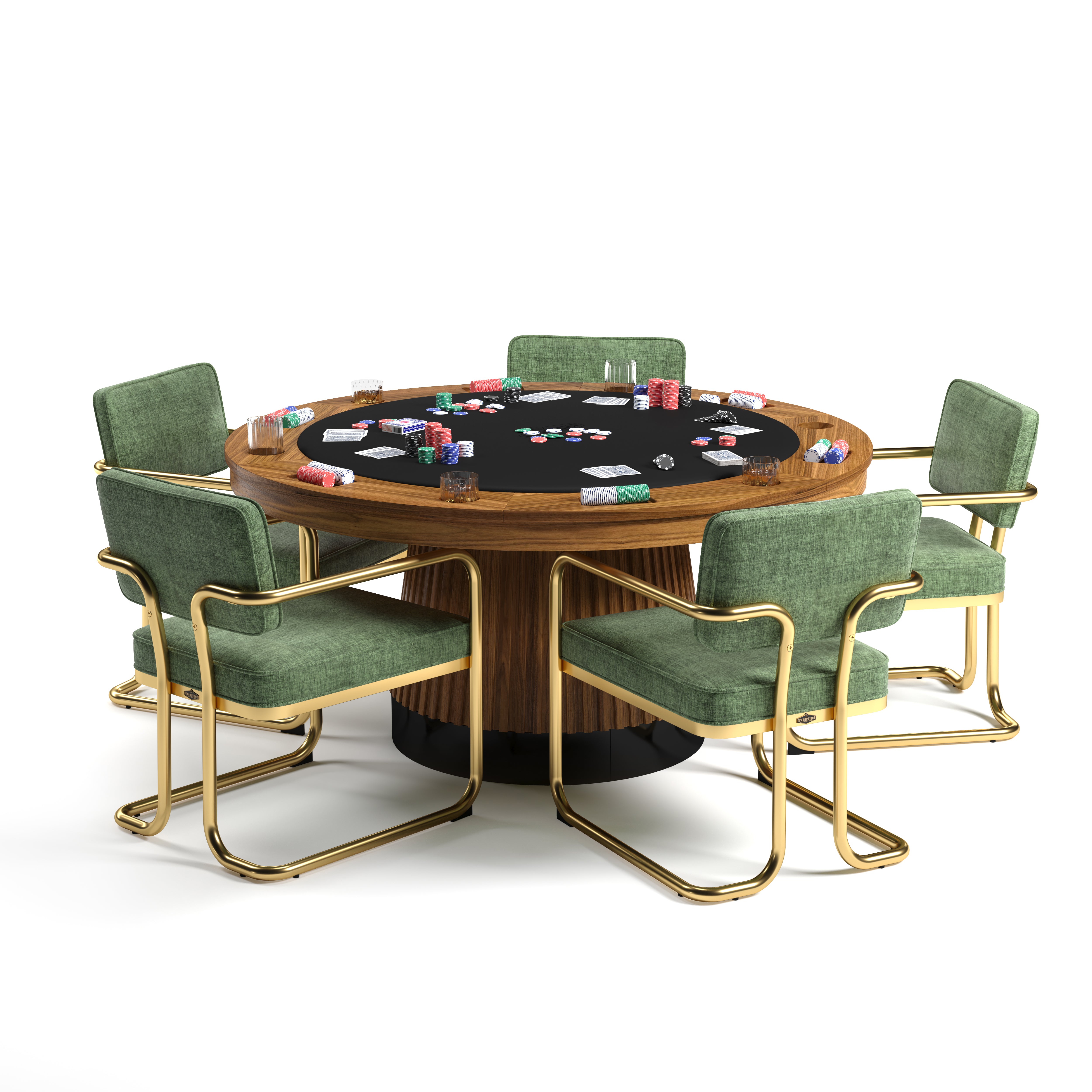 Prohibition 60" Poker Table