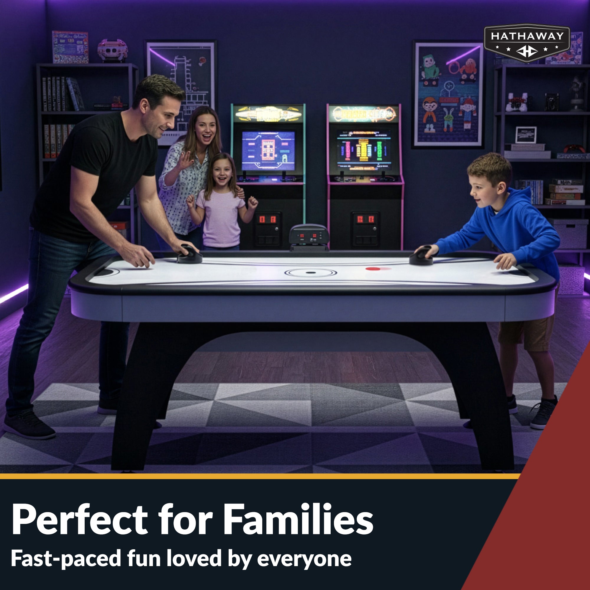 Silverstreak 72-in Air Hockey Table with LED Scoring image 8