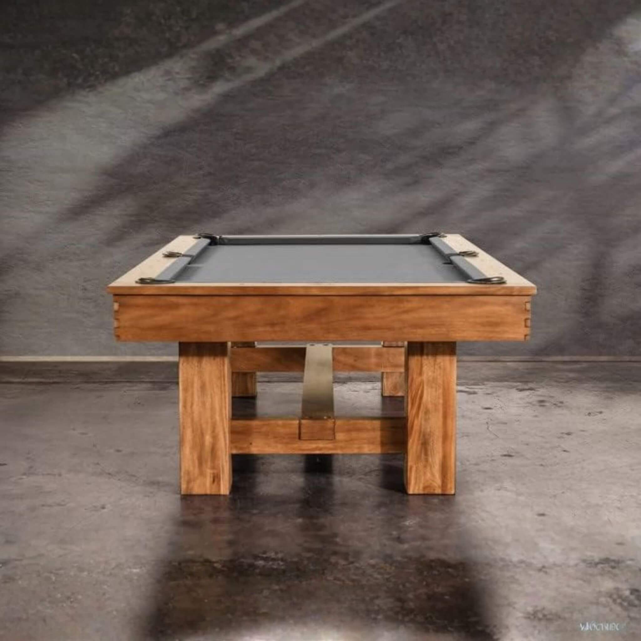 8FT Premium Professional Presli Slate Native Acacia Solid Wood Billiard Pool Table