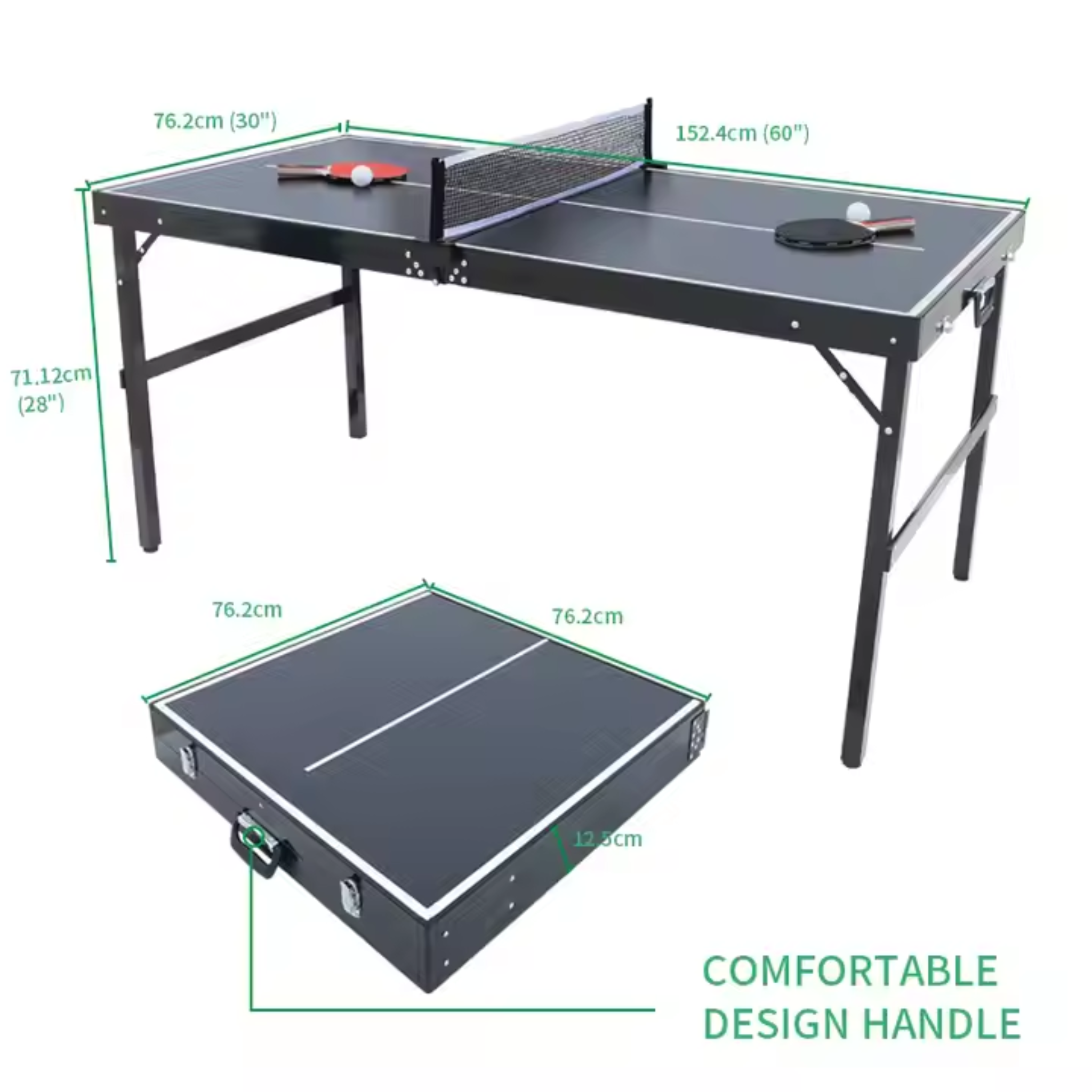 AxisFold Carbon Series Ping Pong Table