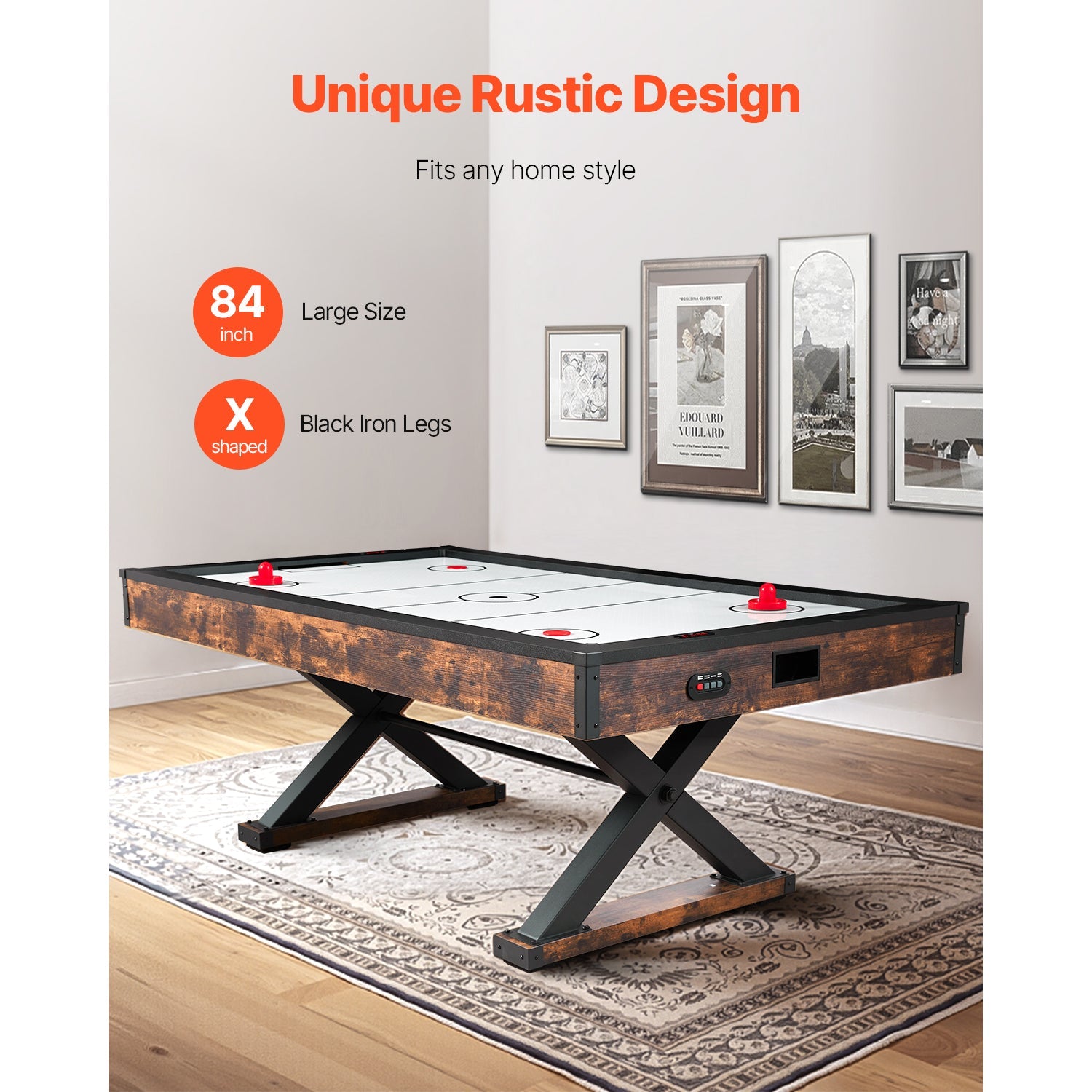 84" Air Hockey Table