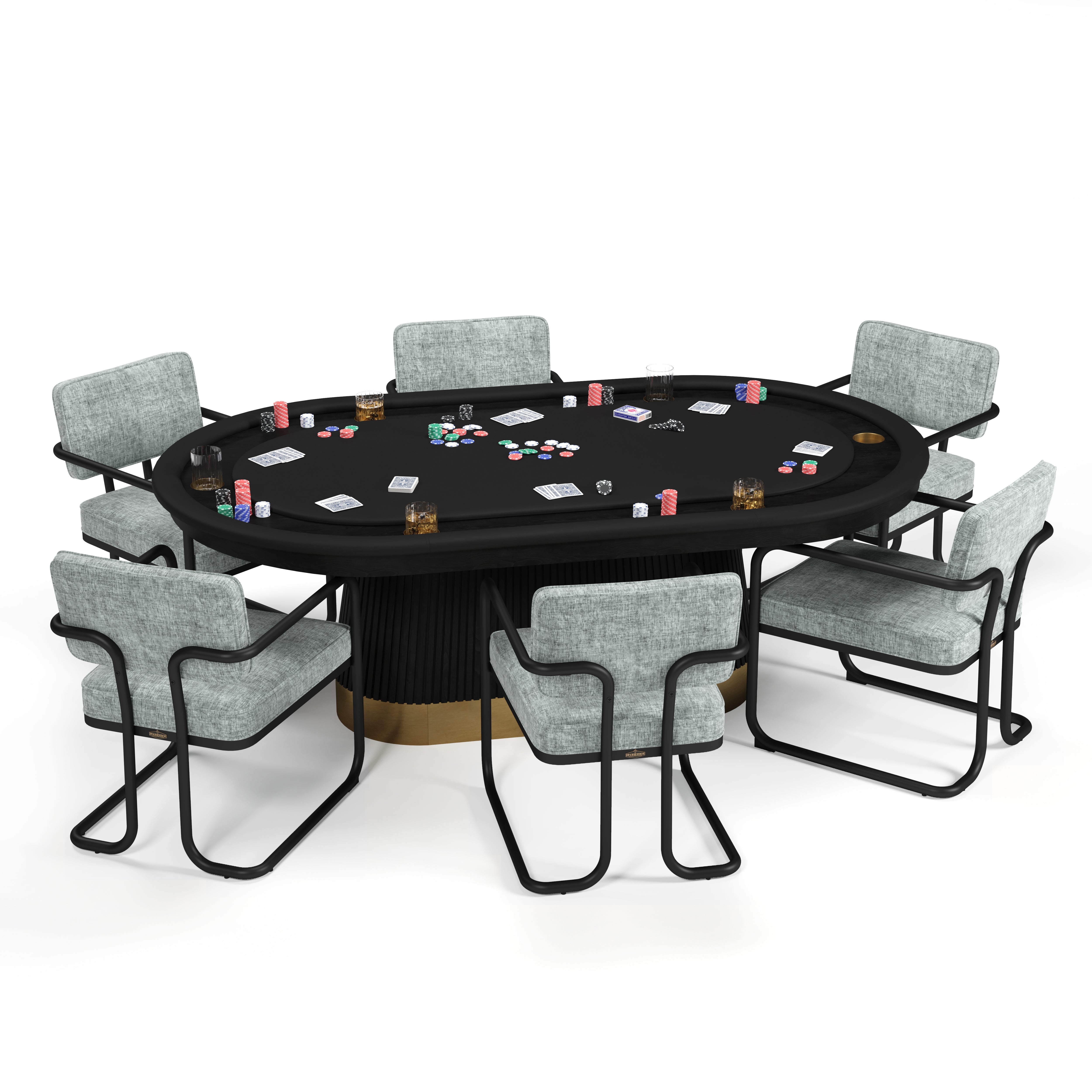 Prohibition Texas Hold'em Poker Table