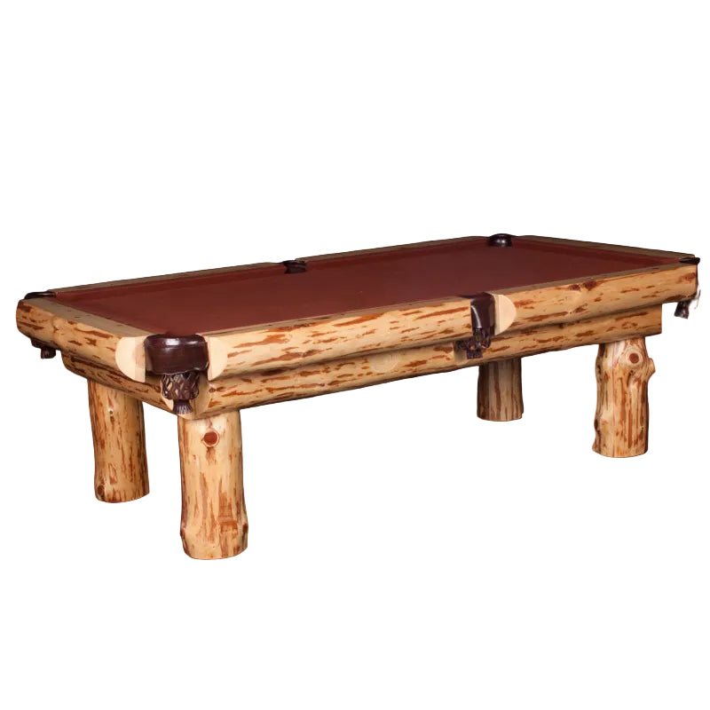 Klondike Log Pool Table