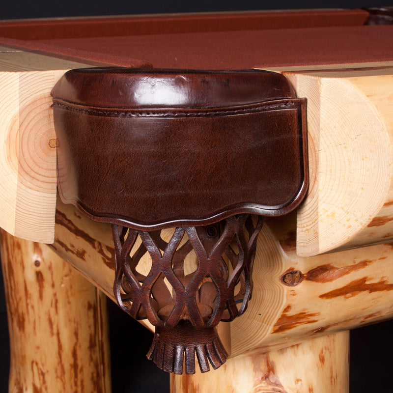 Klondike Log Pool Table