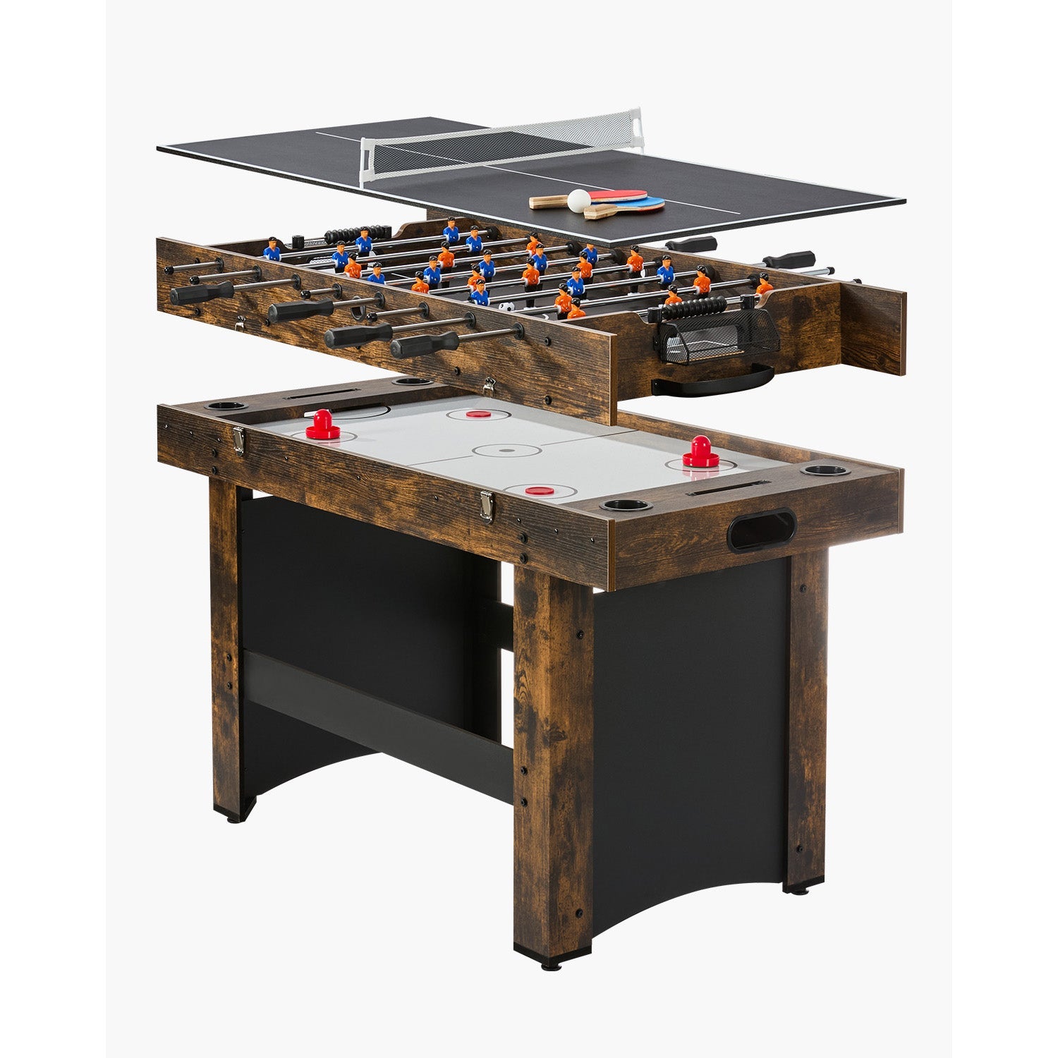 54" 3-in-1 Air Hockey Table Combo