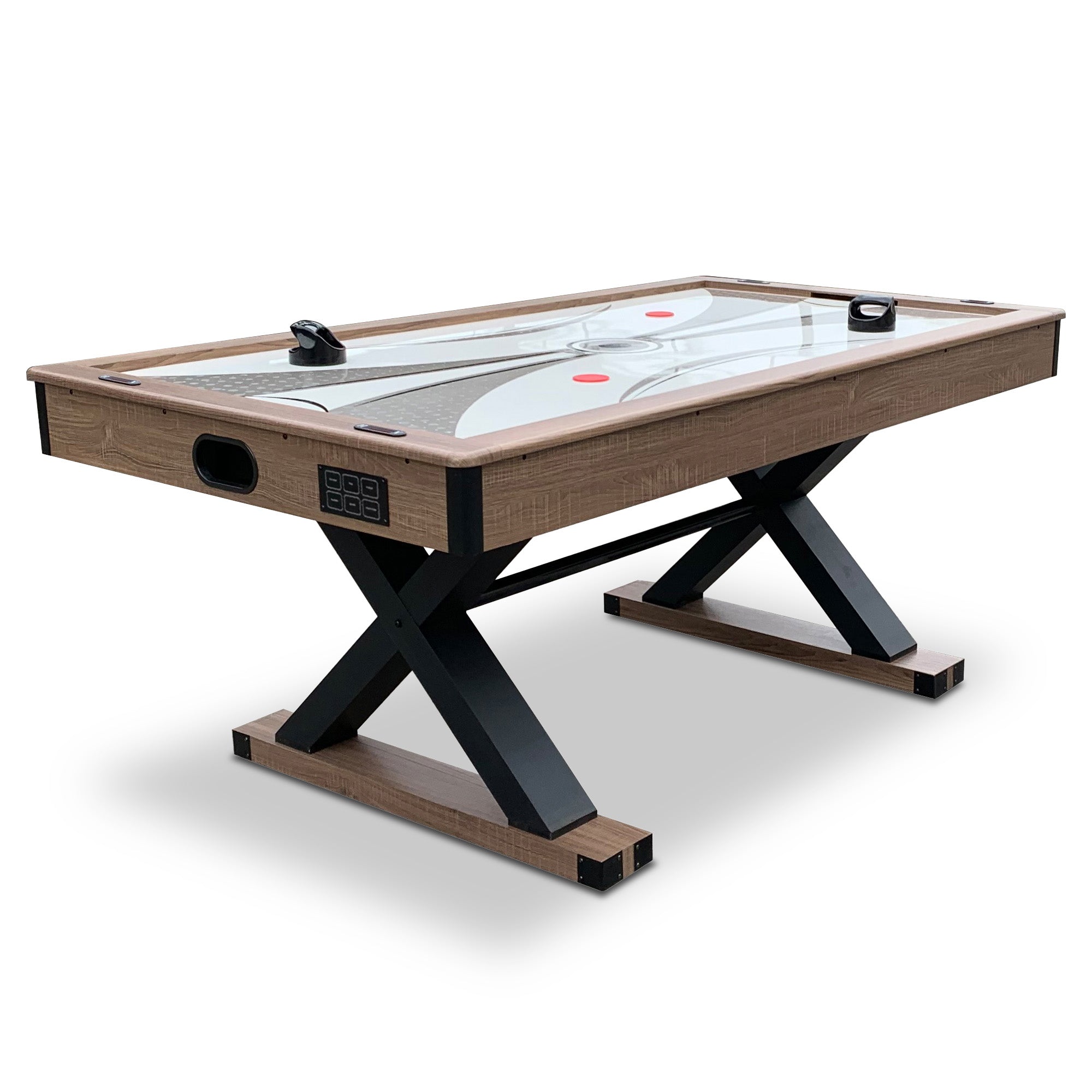 Excalibur 72-in Air Hockey Table with LED Scoring and Table Tennis Top image 2