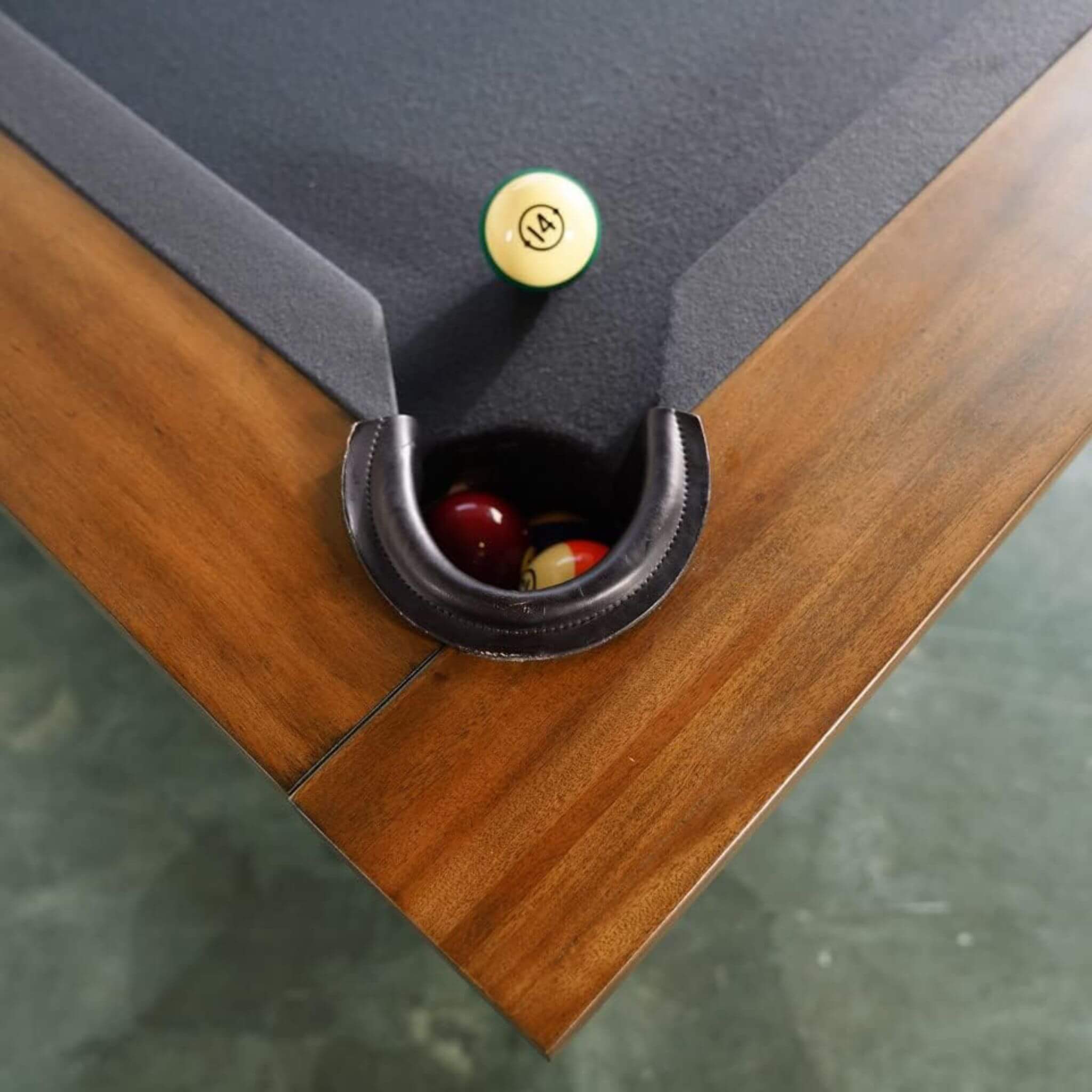 8FT Premium Professional Presli Slate Native Acacia Solid Wood Billiard Pool Table