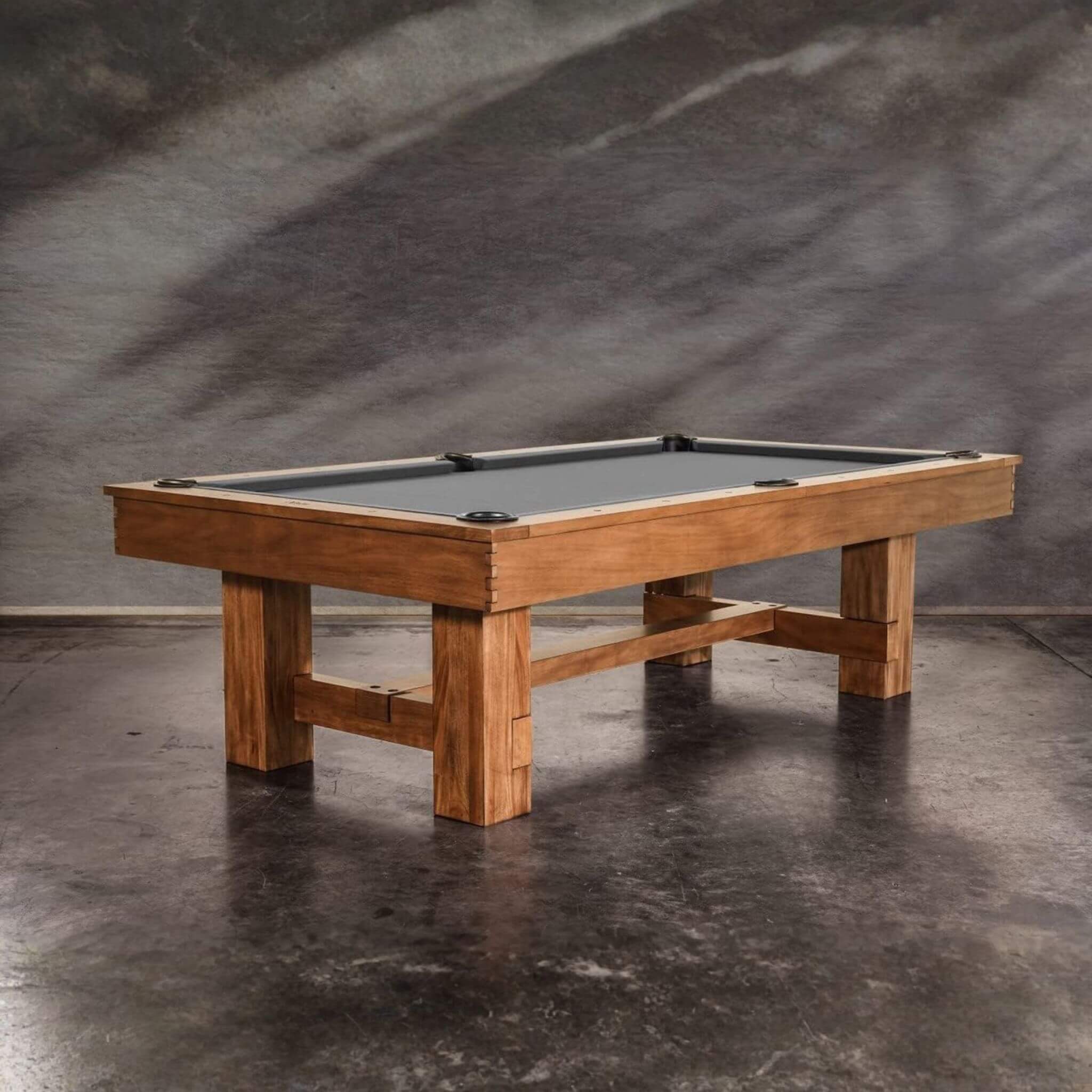 8FT Premium Professional Presli Slate Native Acacia Solid Wood Billiard Pool Table