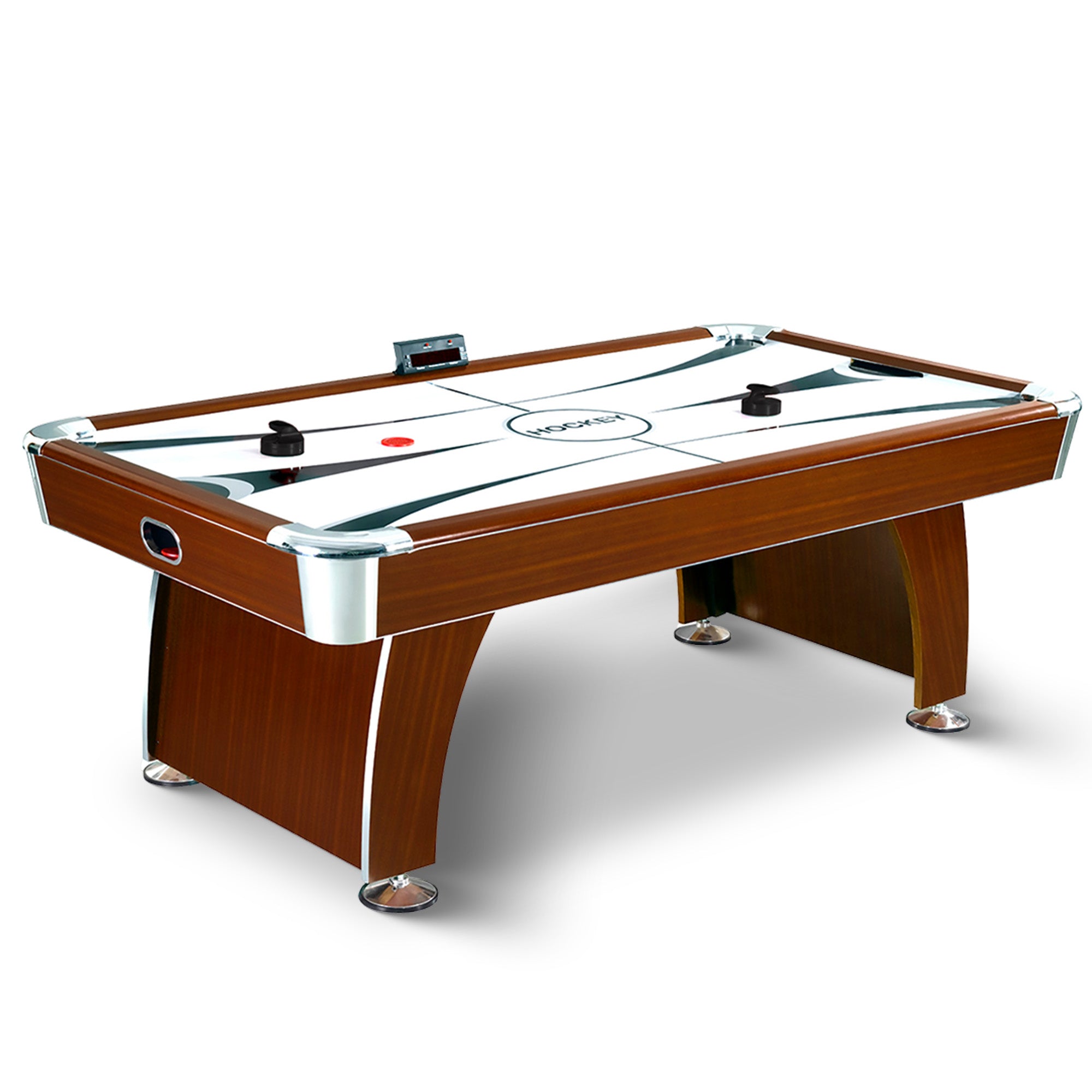Brentwood 90-in Air Hockey Table with LED Scoring and Sound image 2