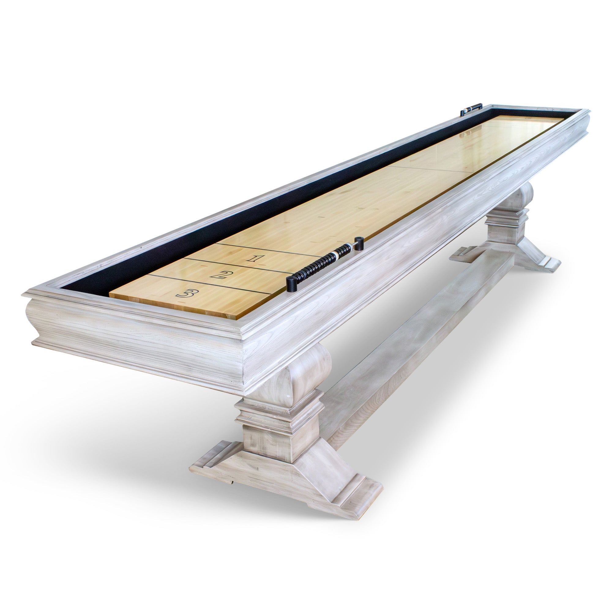Montecito 12-Ft Shuffleboard Table - Driftwood